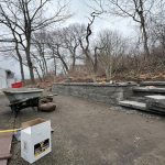 retaining wall paving project mdz crew Professional retaining wall and paving construction project by experienced contractors