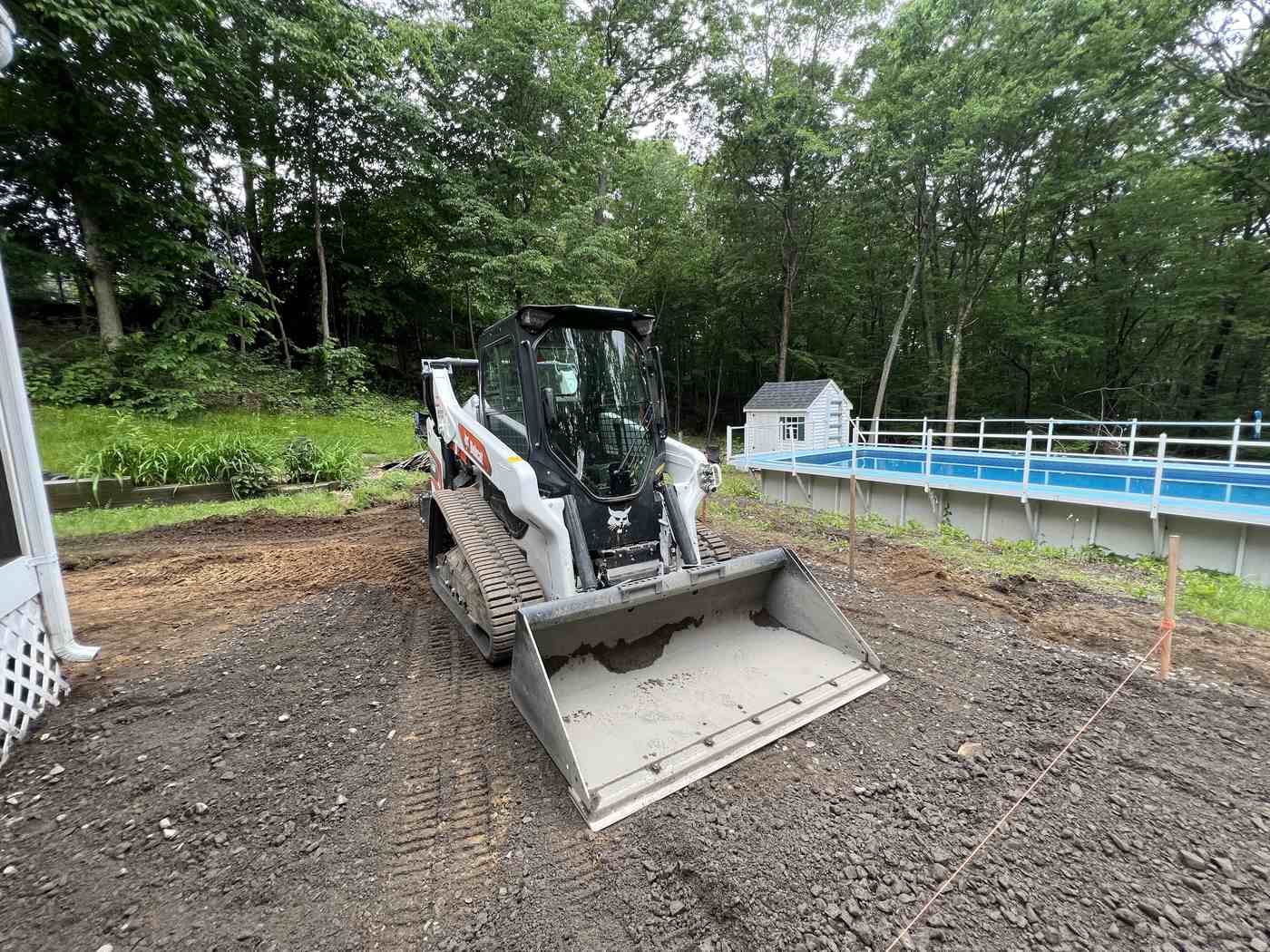 concrete patio paving Asphalt paving project in Chestnut Hill, MA by MDZ Crew