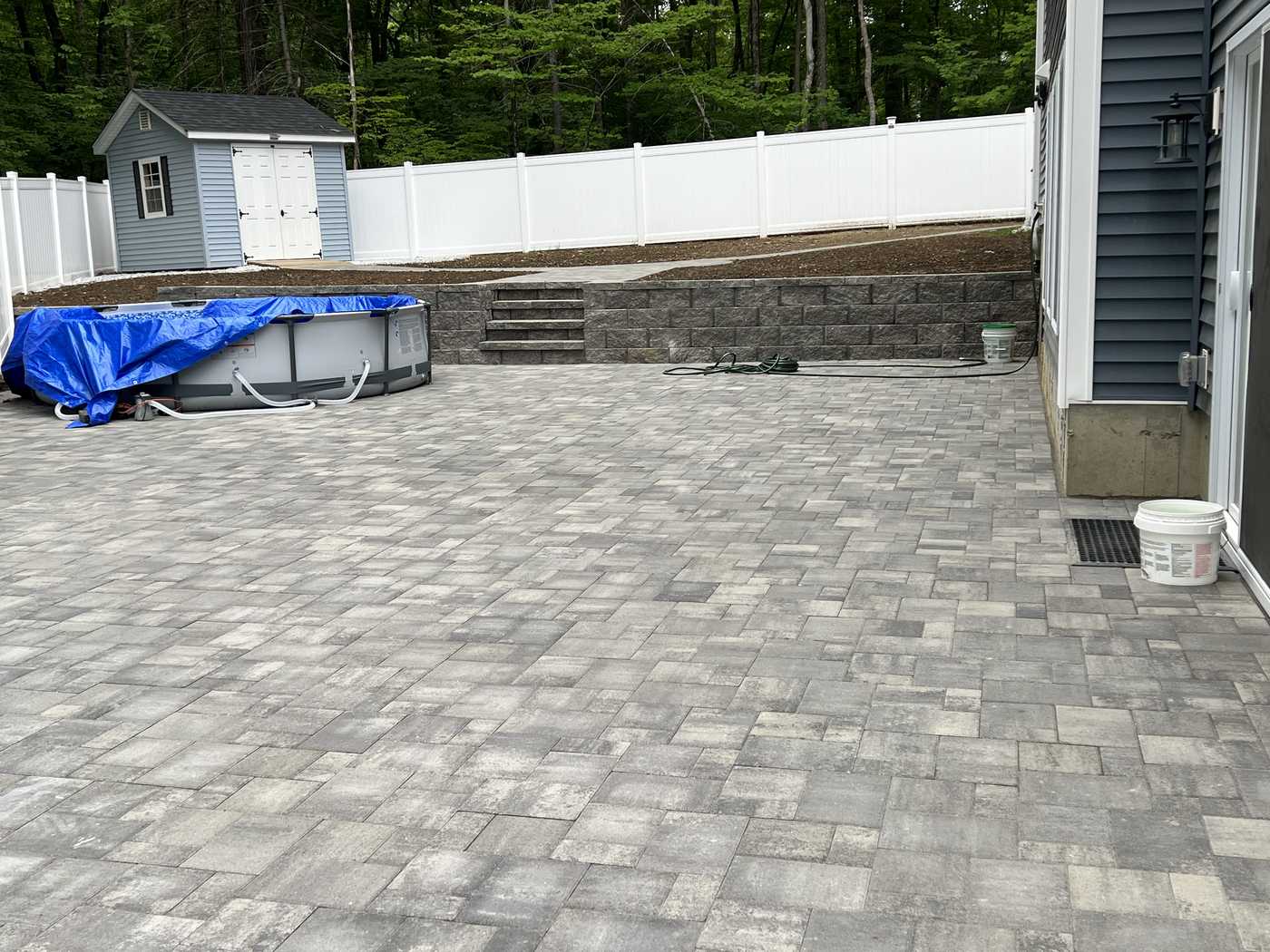 driveway repaving asphalt Asphalt paving project in Malden, MA by MDZ Crew
