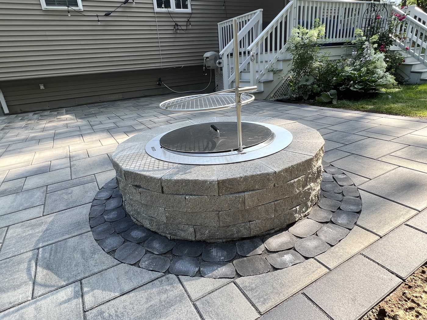 patio paver installation Professional paving contractor Watertown Massachusetts
