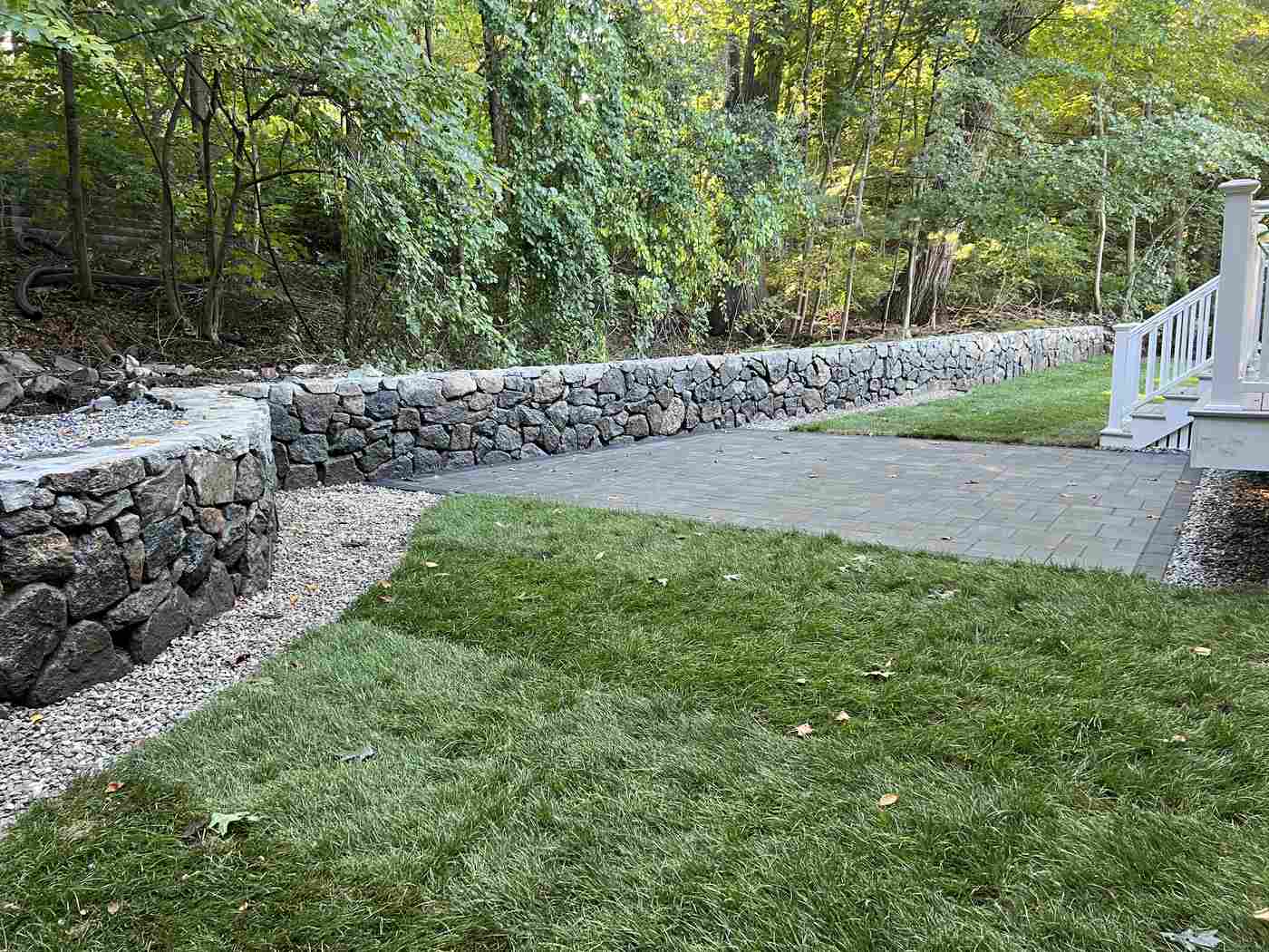 residential asphalt paving Concrete paving work in Merrimac, Massachusetts