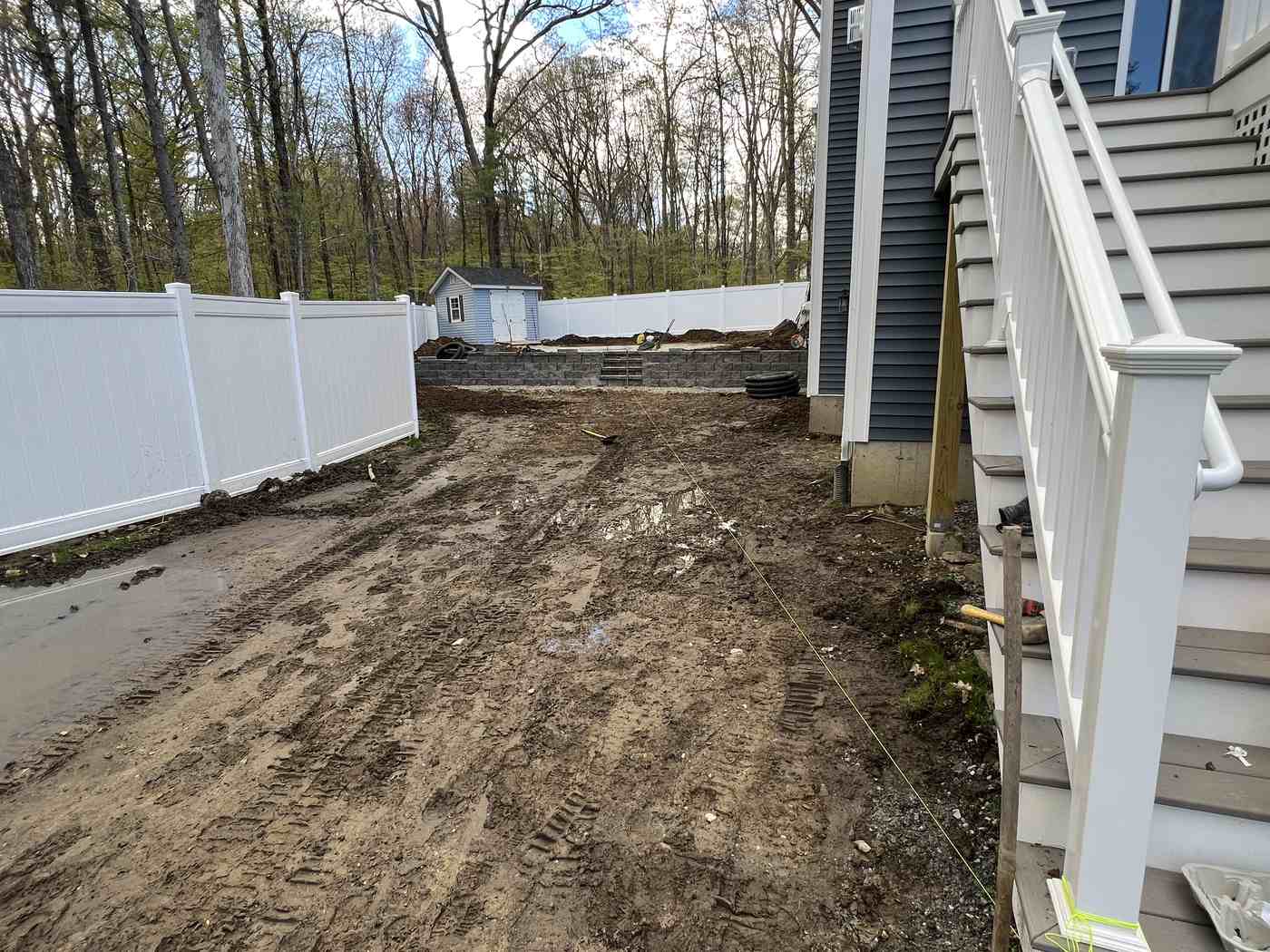 walkway paving stone MDZ Crew driveway installation near Lexington MA