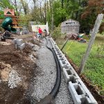 how proper drainage protects your landscape Professional landscape drainage installation project designed to protect residential property from water damage