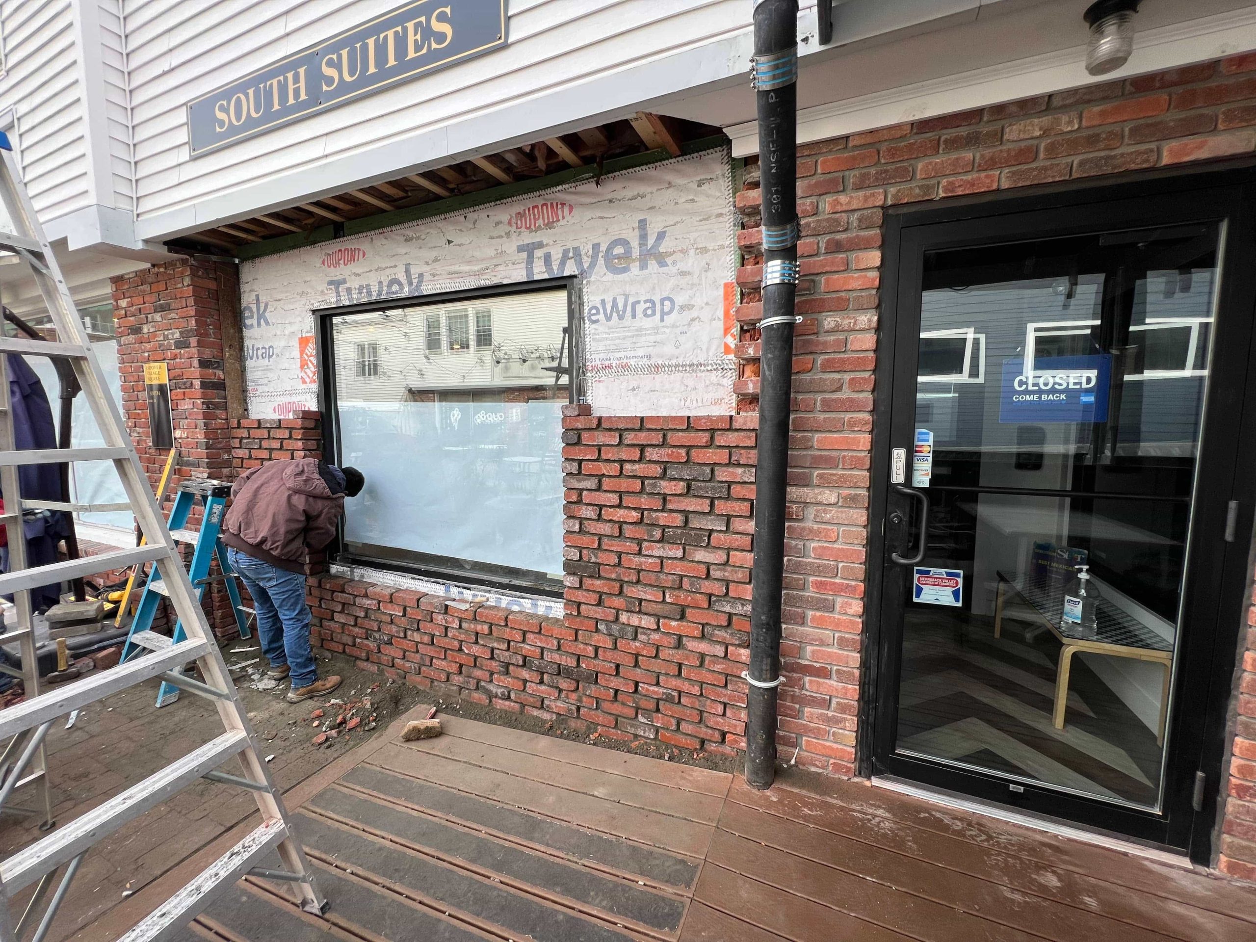 commercial brick facade restoration storefront scaled Commercial Brick Facade Restoration for Storefront Renovations